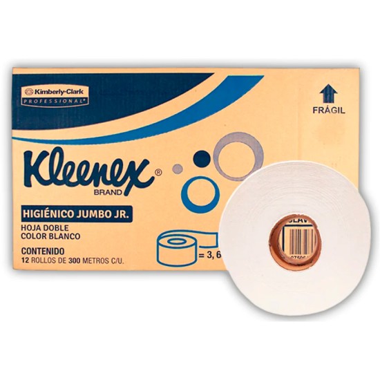 Higiénico Jumbo Kleenex® Neutro Olor Jr 300 mts