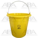 Cubeta de plástico Torino® 12L Amarilla