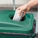 Tapa verde Slim Jim® para reciclaje de botellas para contenedores Slim Jim® FG269288