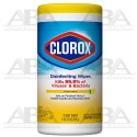 Clorox® Toallas Desinfectantes Limón 75 unidades