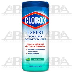 Clorox Toallitas Desinfectantes Expert Aroma Fresco 30 toallas