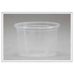 Envase plástico transparente de 1L. con tapa ENV1LTR Reyma