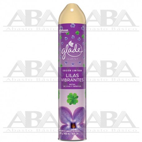 Glade® Aerosol Lilas Virantes 400 ml