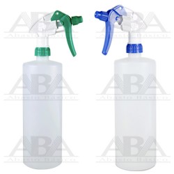 Atomizador uso rudo reforzado varios colores con botella cilíndrica 930 ml.