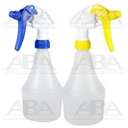 Atomizador uso rudo reforzado varios colores con botella cónica 500 ml.