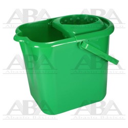 Cubeta con exprimidor verde 16.5 L 3800310 jofel