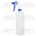 Atomizador uso rudo reforzadoazul con botella cilíndrica  930 ml.