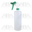 Atomizador uso rudo reforzado verde con botella cilíndrica 930 ml.