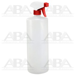 Atomizador estándar rojo con botella cilíndrica 930 ml.