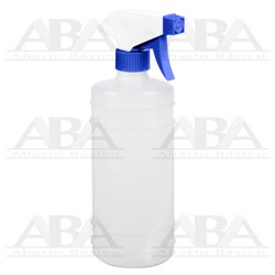 Atomizador estándar azul con botella cilíndrica 500 ml.