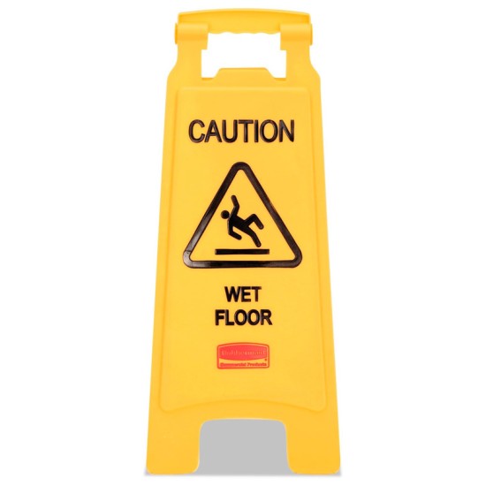 Señal de piso Multilingual “Caution Wet Floor” 2 caras FG611277